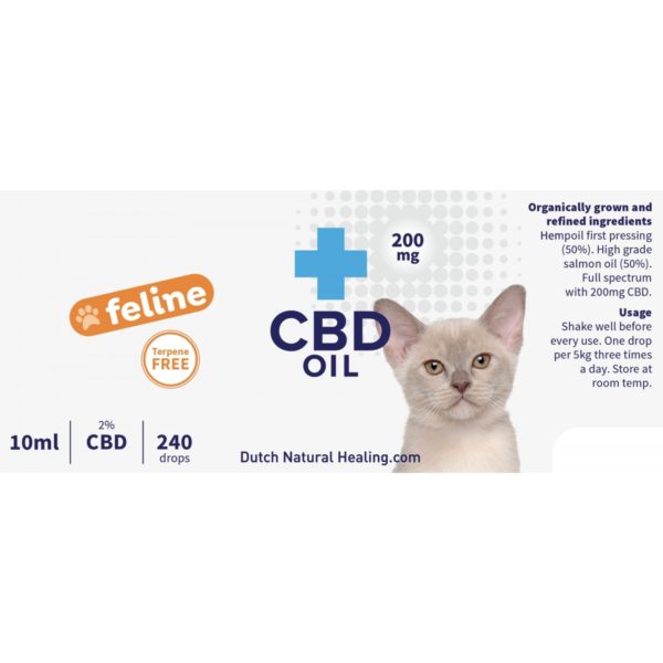 cbd olaj macskaknak kannabidiol 10ml cimke